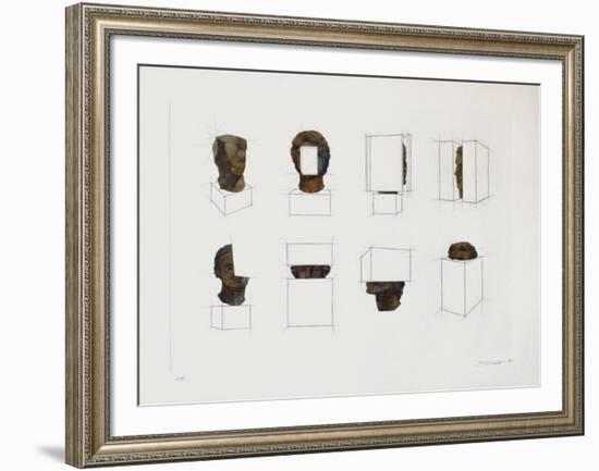 Variations sur la sculpture antique IV-Sacha Sosno-Framed Limited Edition