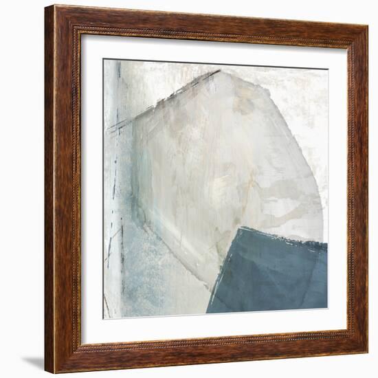 Varied Blue Abstract-Emma Peal-Framed Art Print