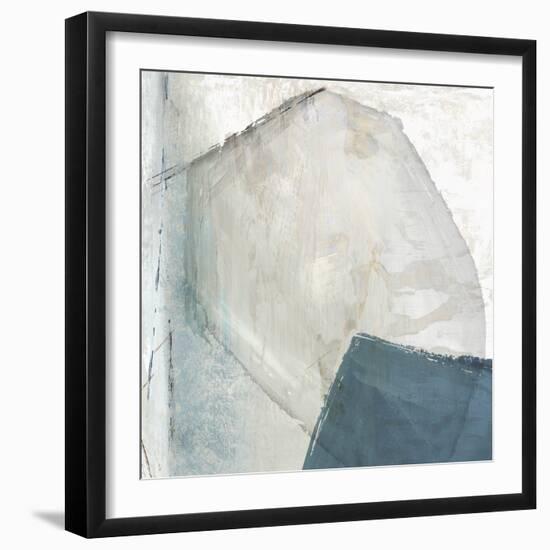 Varied Blue Abstract-Emma Peal-Framed Art Print