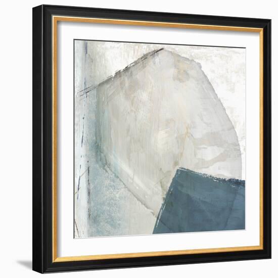 Varied Blue Abstract-Emma Peal-Framed Art Print