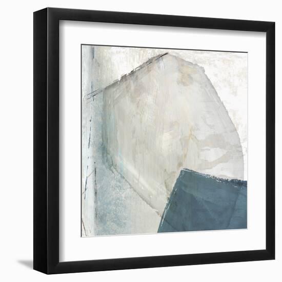 Varied Blue Abstract-Emma Peal-Framed Art Print