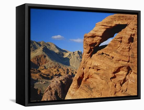 Varied Rock Formations, Lake Mead National Recreation Area, Nevada, USA-Scott T. Smith-Framed Premier Image Canvas