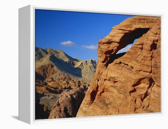 Varied Rock Formations, Lake Mead National Recreation Area, Nevada, USA-Scott T. Smith-Framed Premier Image Canvas