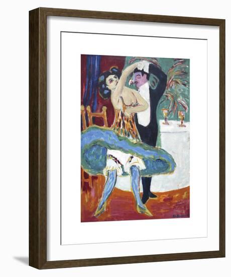 Varieté, English Dancers-Ernst Ludwig Kirchner-Framed Premium Giclee Print