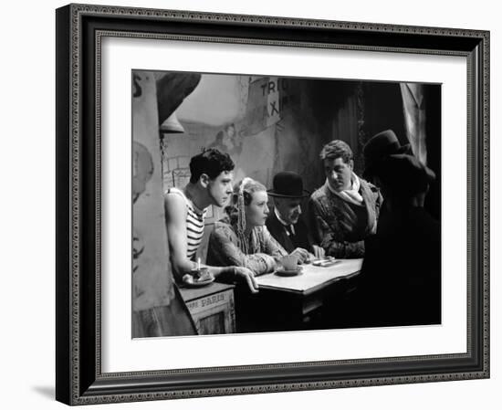 Varietes Nicolas Farkas with Fernand Gravey, Annabella and Jean Gab 1935 (b/w photo)-null-Framed Photo