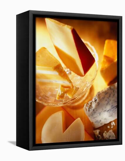 Variety of Cheeses-Rick Barrentine-Framed Premier Image Canvas
