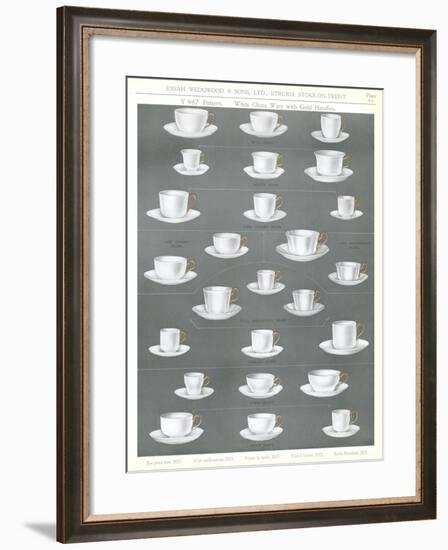 Variety of Cups-null-Framed Art Print