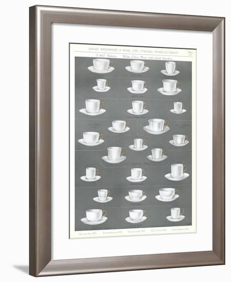 Variety of Cups-null-Framed Art Print