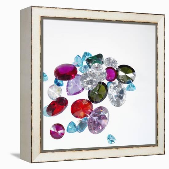 Variety of Jewels-null-Framed Premier Image Canvas