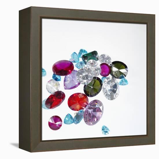 Variety of Jewels-null-Framed Premier Image Canvas