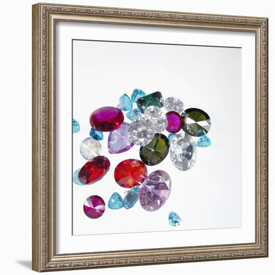 Variety of Jewels-null-Framed Photographic Print