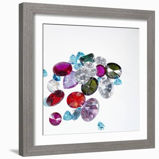 Variety of Jewels-null-Framed Photographic Print