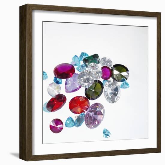 Variety of Jewels-null-Framed Photographic Print