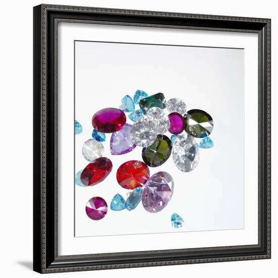 Variety of Jewels-null-Framed Photographic Print