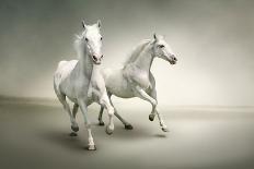 White Horses-varijanta-Art Print
