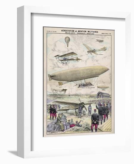 Various Aircraft 1912-G. Bigot-Framed Photographic Print