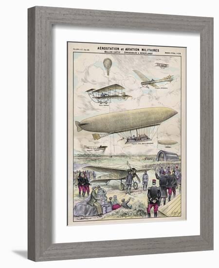 Various Aircraft 1912-G. Bigot-Framed Photographic Print