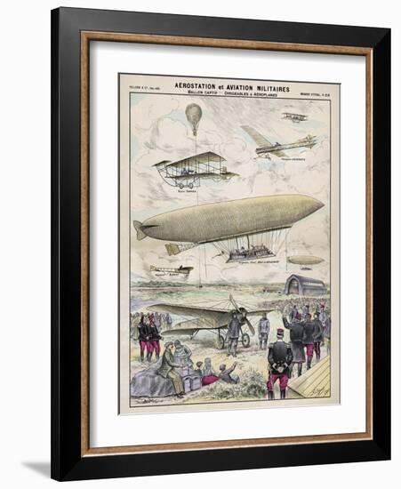 Various Aircraft 1912-G. Bigot-Framed Photographic Print