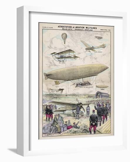 Various Aircraft 1912-G. Bigot-Framed Photographic Print