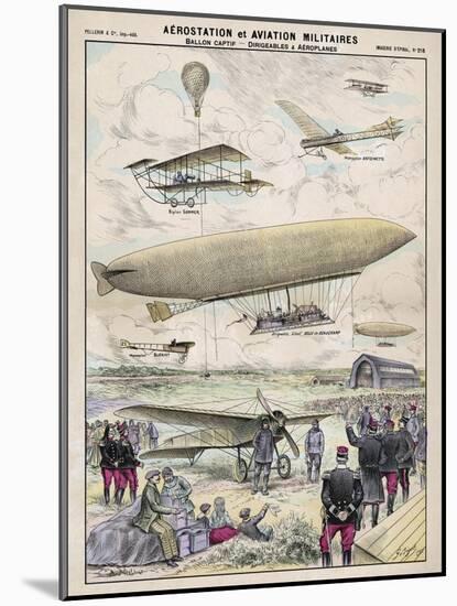 Various Aircraft 1912-G. Bigot-Mounted Photographic Print