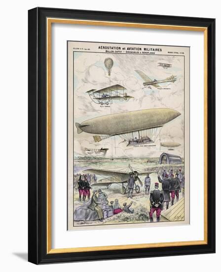 Various Aircraft 1912-G. Bigot-Framed Photographic Print