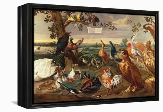 Various Birds-Frans Snyders Or Snijders-Framed Premier Image Canvas