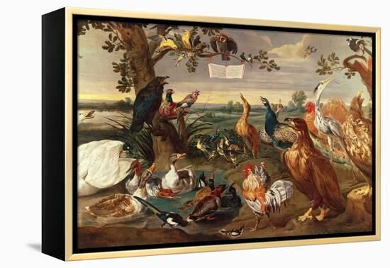 Various Birds-Frans Snyders Or Snijders-Framed Premier Image Canvas