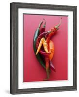 Various Chillies-Malgorzata Stepien-Framed Photographic Print