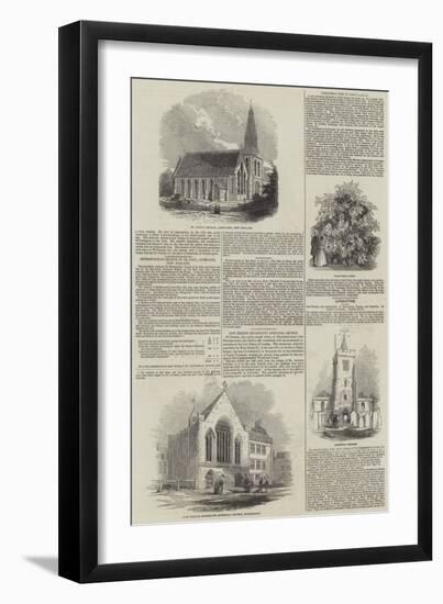 Various Churches-null-Framed Giclee Print