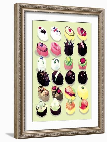 Various Desserts-null-Framed Art Print