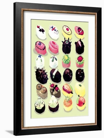 Various Desserts-null-Framed Art Print