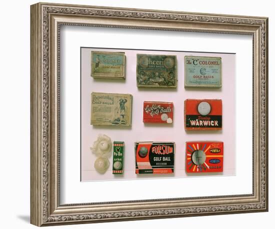 Various golf ball boxes, early 20th century-Unknown-Framed Giclee Print