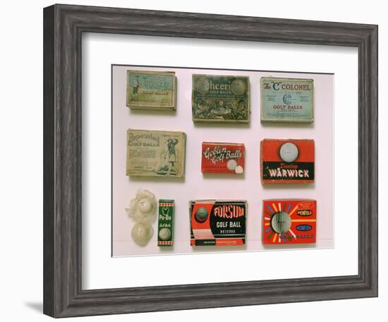 Various golf ball boxes, early 20th century-Unknown-Framed Giclee Print