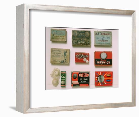 Various golf ball boxes, early 20th century-Unknown-Framed Giclee Print