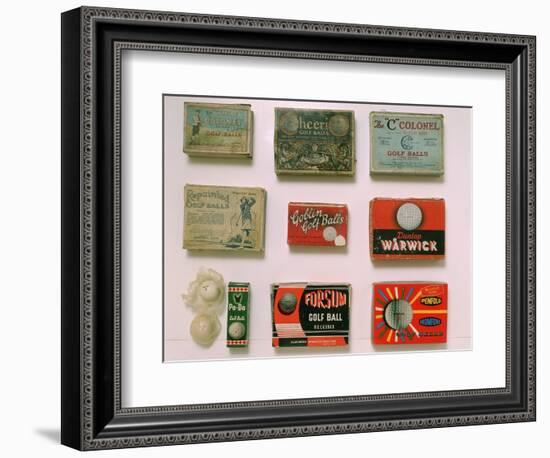 Various golf ball boxes, early 20th century-Unknown-Framed Giclee Print