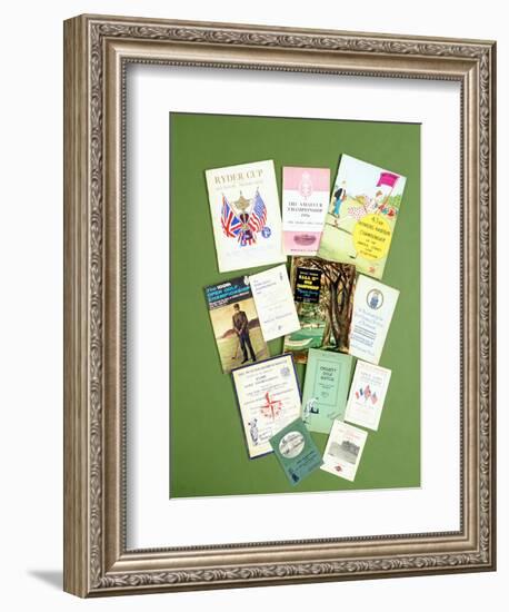 Various golfing programmes, 20th century-Unknown-Framed Giclee Print