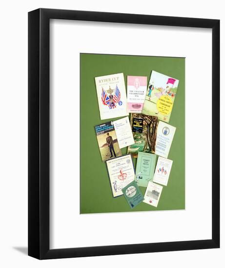 Various golfing programmes, 20th century-Unknown-Framed Giclee Print