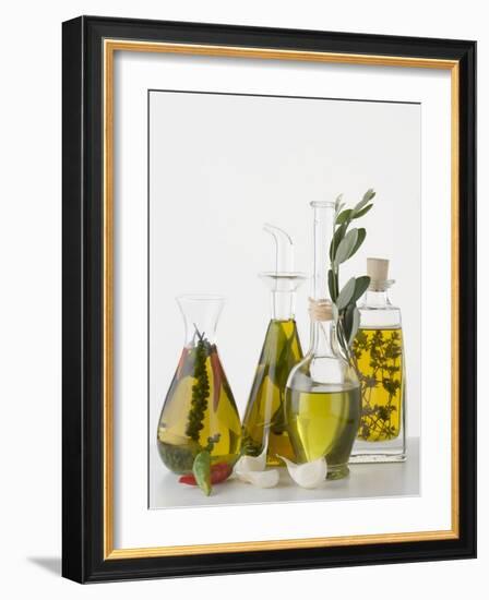 Various Herb and Spice Oils-null-Framed Photographic Print