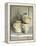 Various Light Coloured Cups on Wooden Shelf-Ellen Silverman-Framed Premier Image Canvas