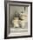 Various Light Coloured Cups on Wooden Shelf-Ellen Silverman-Framed Photographic Print