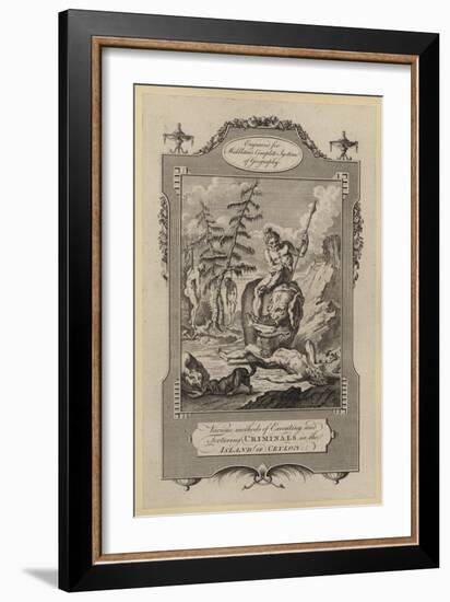 Various Methods of Executing and Torturing Criminals in the Island of Ceylon-null-Framed Giclee Print