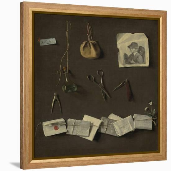 Various Objects, C.1785 (Oil on Canvas)-Louis Leopold Boilly-Framed Premier Image Canvas