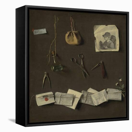 Various Objects, C.1785 (Oil on Canvas)-Louis Leopold Boilly-Framed Premier Image Canvas