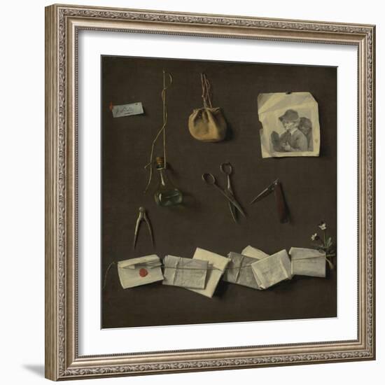 Various Objects, C.1785 (Oil on Canvas)-Louis Leopold Boilly-Framed Giclee Print