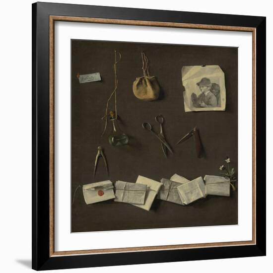 Various Objects, C.1785 (Oil on Canvas)-Louis Leopold Boilly-Framed Giclee Print