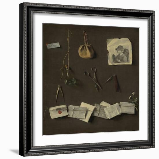 Various Objects, C.1785 (Oil on Canvas)-Louis Leopold Boilly-Framed Giclee Print