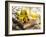 Various Oils in Carafes, Olives, Sunflower Seeds-Peter Rees-Framed Photographic Print