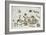 Various Spiders and Caterpillars, with a Sprig of Gooseberry, Early 1650S-Jan van Kessel-Framed Giclee Print