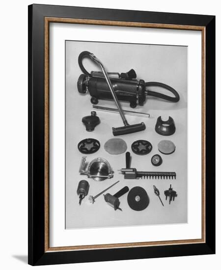 Various Tools that Can Be Attached to an Electro-Lux Vacuum Cleaner-Ralph Morse-Framed Photographic Print