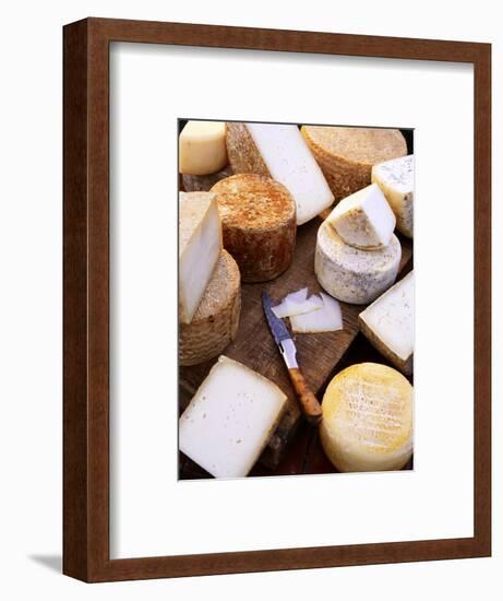 Various Types of Cheese from the Basque Region-Joerg Lehmann-Framed Photographic Print